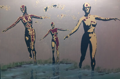 Movement for Three - a Paint Artowrk by Gino Tardivo